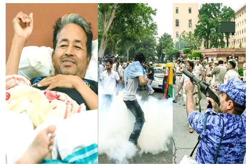 শিক্ষার্থীদের ওপর হামলার প্রতিবাদে ওয়াংচুকের অনশন চালিয়ে যাওয়ার ঘোষণা
