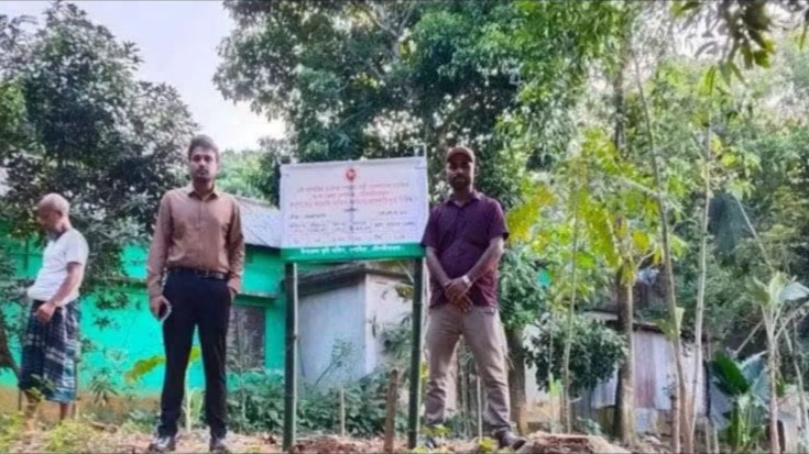 কুলাউড়ায় বেদখলে থাকা সরকারি জমি উদ্ধার