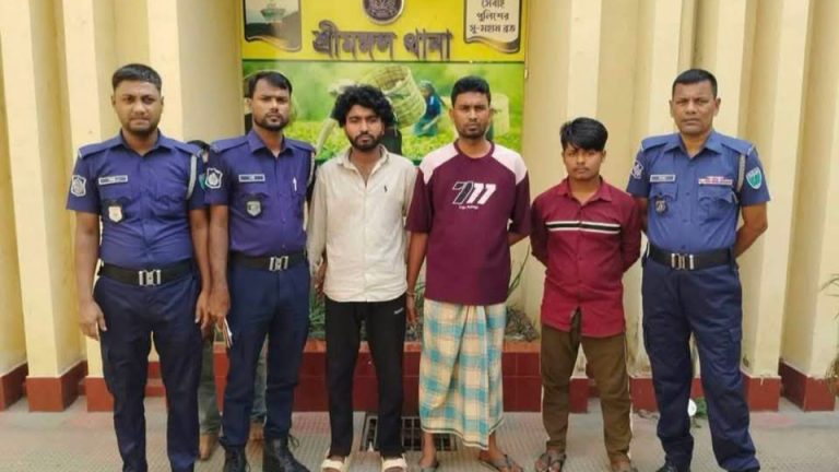 শ্রীমঙ্গলে স্কুল ছাত্রীকে অপহরণ করে রাতভর দলবদ্ধ ধর্ষণের অভিযোগ, গ্রেপ্তার-৩