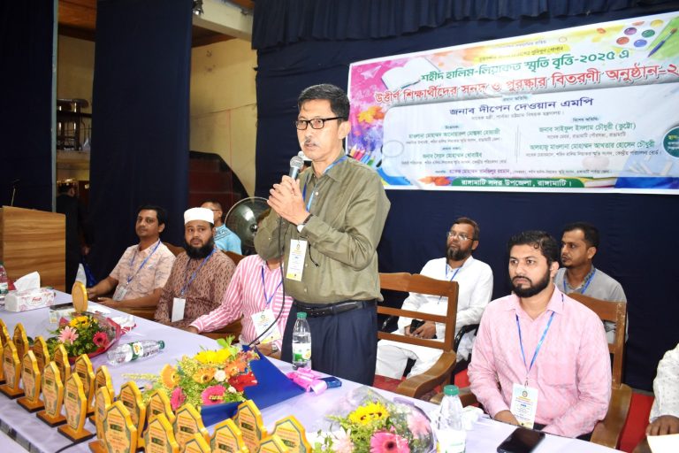 পার্বত্যাঞ্চলের শিক্ষার উন্নয়নে প্রধানমন্ত্রী বিশেষ বরাদ্দ দিয়েছেন: দীপেন দেওয়ান এমপি