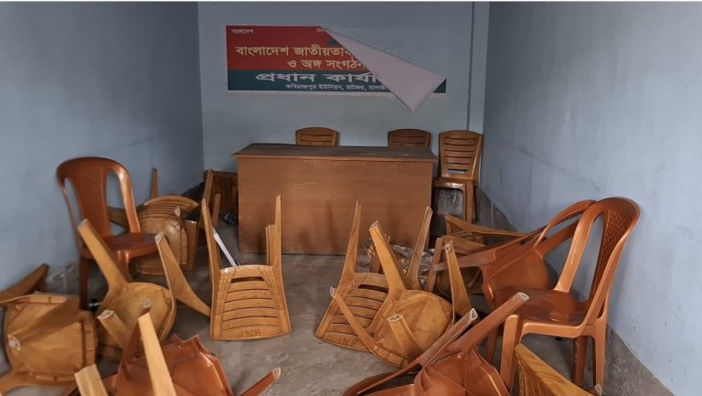 মাদারীপুরে সার ডিলার নিয়োগকে কেন্দ্র করে বিএনপির কার্যালয় ভাঙচুরের অভিযোগ