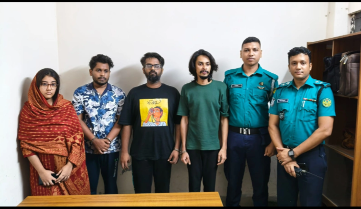প্রেমের ফাঁদে জিম্মি করে অর্থ আদায়, হানিট্র্যাপ চক্রের ৪ সদস্য গ্রেপ্তার