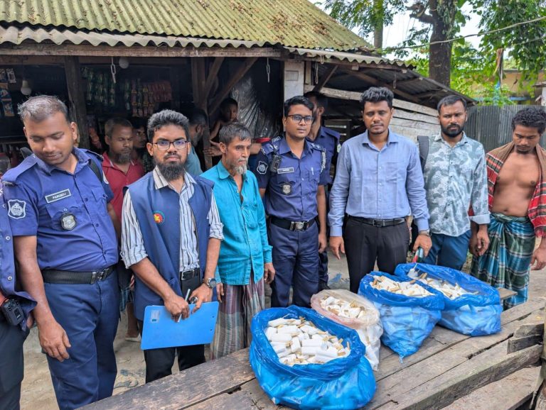নেছারাবাদে অস্বাস্থ্যকর পরিবেশে আইসক্রিম তৈরি, জরিমানা ২০ হাজার টাকা