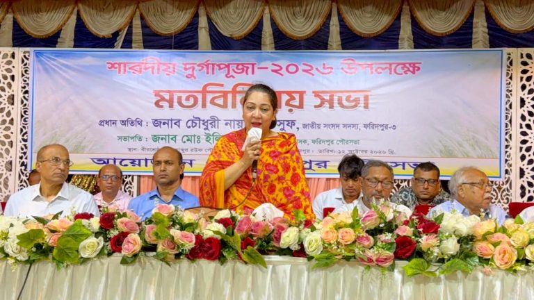 শারদীয় দুর্গাপূজা শুধু একটি সম্প্রদায়ের উৎসব নয়, এটি বাঙালির সম্প্রীতি ও মিলনের প্রতীক: নায়াব ইউসুফ এমপি 