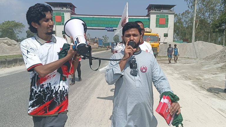 সরকারের হানিমুন পিরিয়ড শেষ’: তেঁতুলিয়ায় পদযাত্রার উদ্বোধনে আবদুল্লাহ আল জাবের