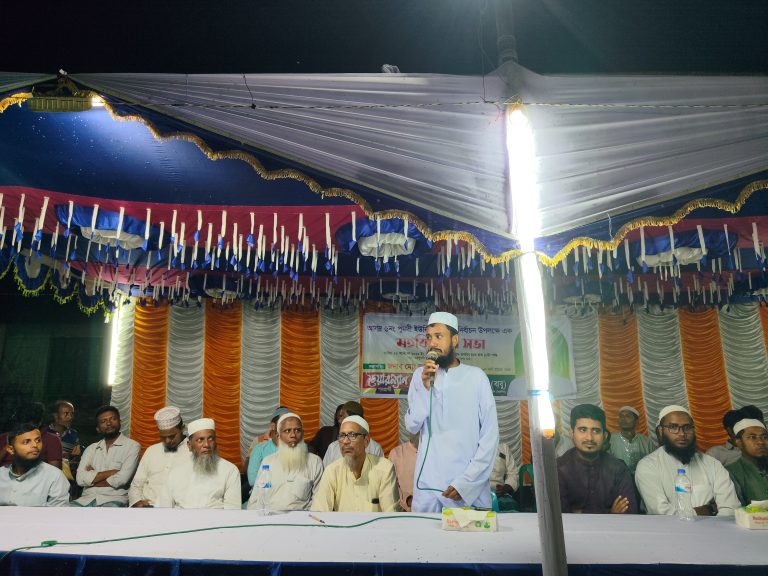 পুমদীকে আধুনিক ও দুর্নীতিমুক্ত মডেল ইউনিয়ন গড়ার অঙ্গীকার মাওলানা মুতাছিম বিল্লাহ বাবুর