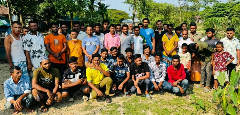 শান্তিগঞ্জে মাদকের বিরুদ্ধে যুবকদের প্রতিবাদী সভা