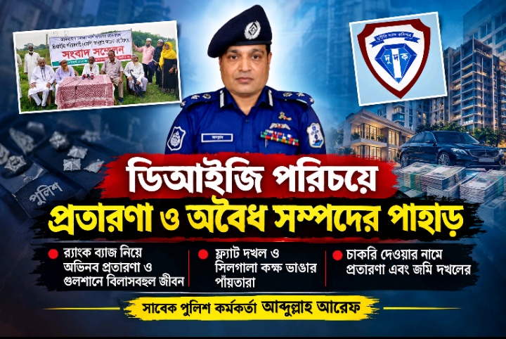 সাবেক এসপি আব্দুল্লাহ আরেফ ও তাঁর স্ত্রীর অবৈধ সম্পদের পাহাড়, দুদক মামলা ও দখলের চাঞ্চল্যকর তথ্য