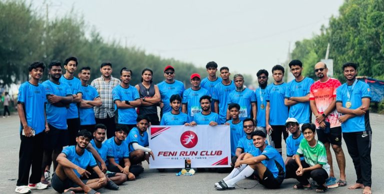 চট্টগ্রাম ইন্টারন্যাশনাল ম্যারাথনে কমিউনিটি পার্টনার হিসেবে ফেনী রান ক্লাবের সম্মাননা অর্জন