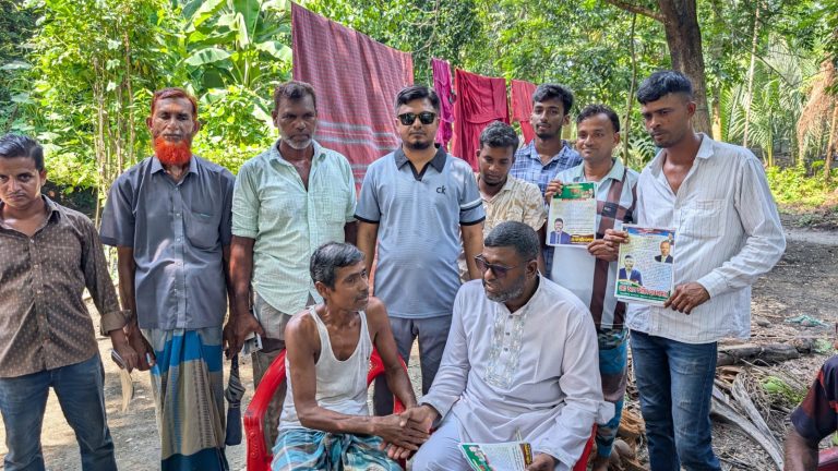 পেড়িখালীর ভোটের মাঠে সক্রিয়  আল আমিন হাওলাদার, চলছে ওয়ার্ডভিত্তিক গণসংযোগ