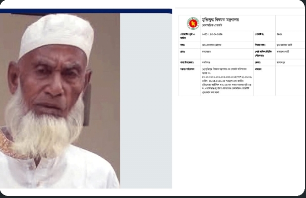 বকশীগঞ্জে আটকে গেল  বীর মুক্তিযোদ্ধার শেষ বিদায়ে রাষ্ট্রীয় মর্যাদা,নেপথ্যে কি 