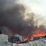গাজীপুরে পোশাক কারখানার গোডাউনে আগুন, নিয়ন্ত্রণে ফায়ার সার্ভিসের ৮ ইউনিট